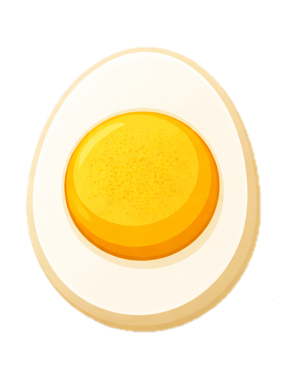 Illustration œuf dur